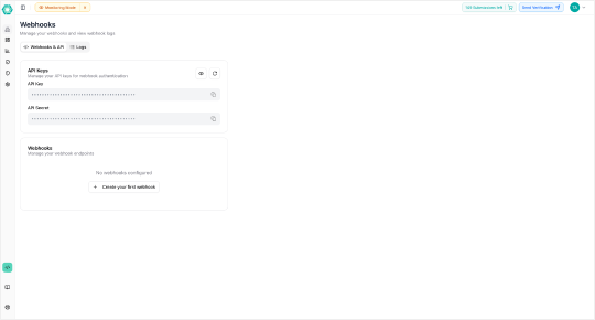 Dashboard screenshot